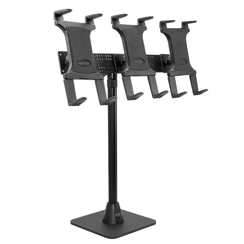 TW Broadcaster TriStreamer Triple Tablet Holder 29-inch Countertop or Desk Stand for Live Streaming