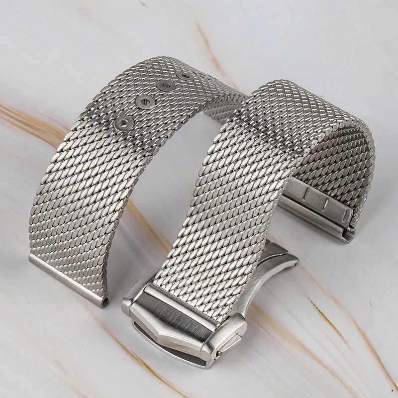 UK Warehouse - Hole Adjustable Mesh Watch Straps