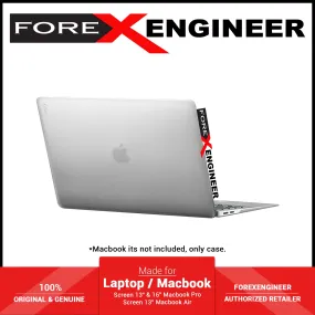 Uniq Husk Pro Claro Case for Macbook Pro 16" ( 2019 ) - Matte Clear Dove (Barcode: 8886463673423 )