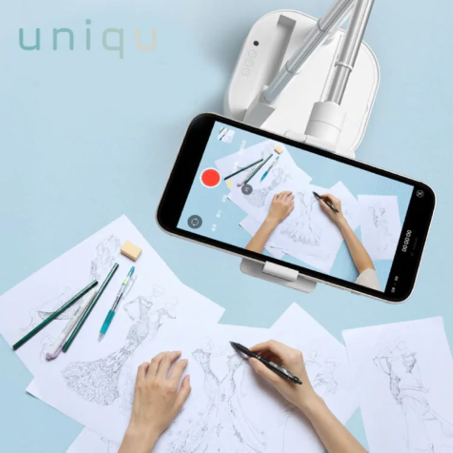 UNIQU Lighting Kit Phone Stand 2.0