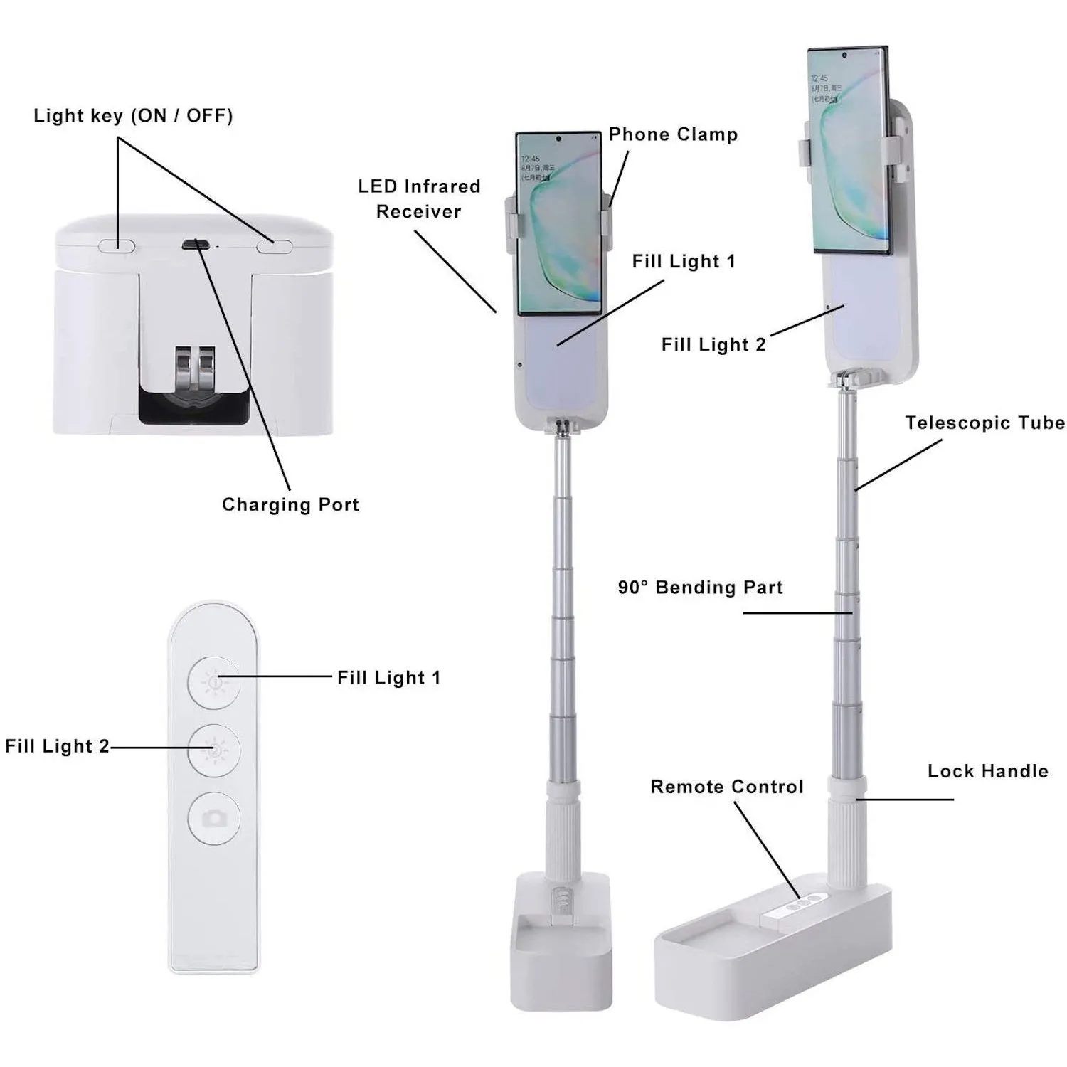 UNIQU Lighting Kit Phone Stand