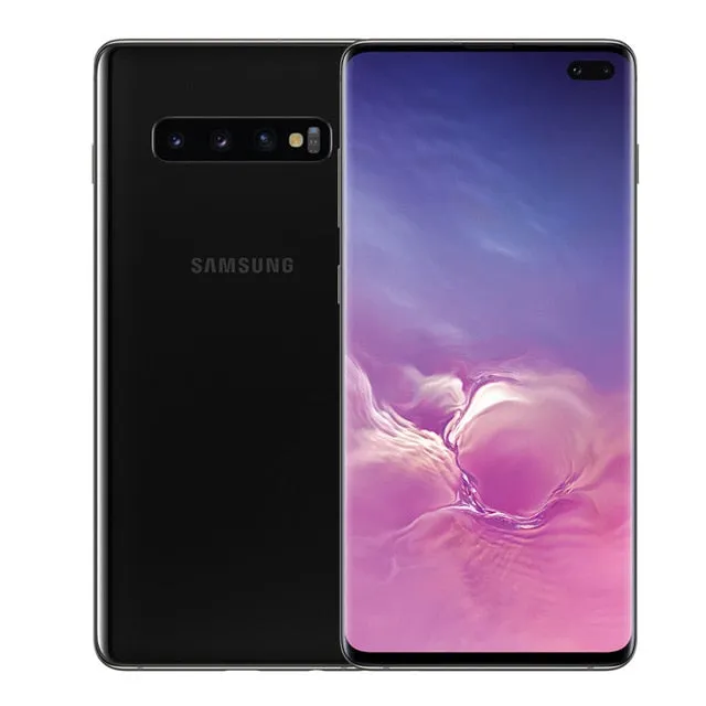 Unlock Samsung Galaxy S10  S10 Plus G975U 4G Mobile Phone 8GB 128GB Octa Core 6.4" 5Camera Snapdragon 855 NFC Android Cell Phone