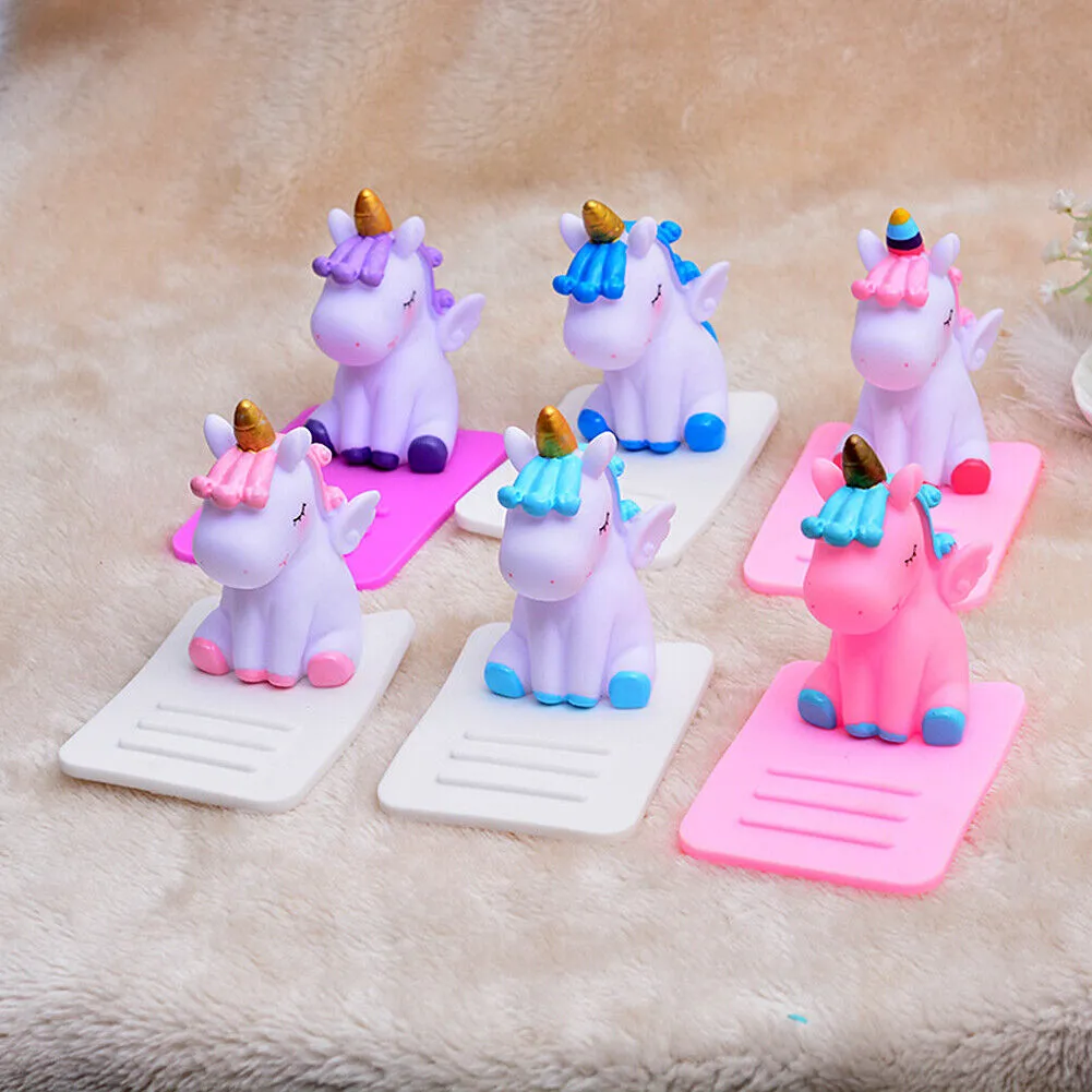 US Cute Unicorn Phone Stand Anti slip Car Table Phone Tablet Holder Bracket