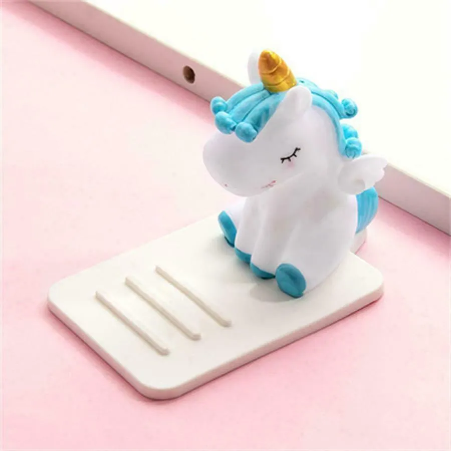 US Cute Unicorn Phone Stand Anti slip Car Table Phone Tablet Holder Bracket