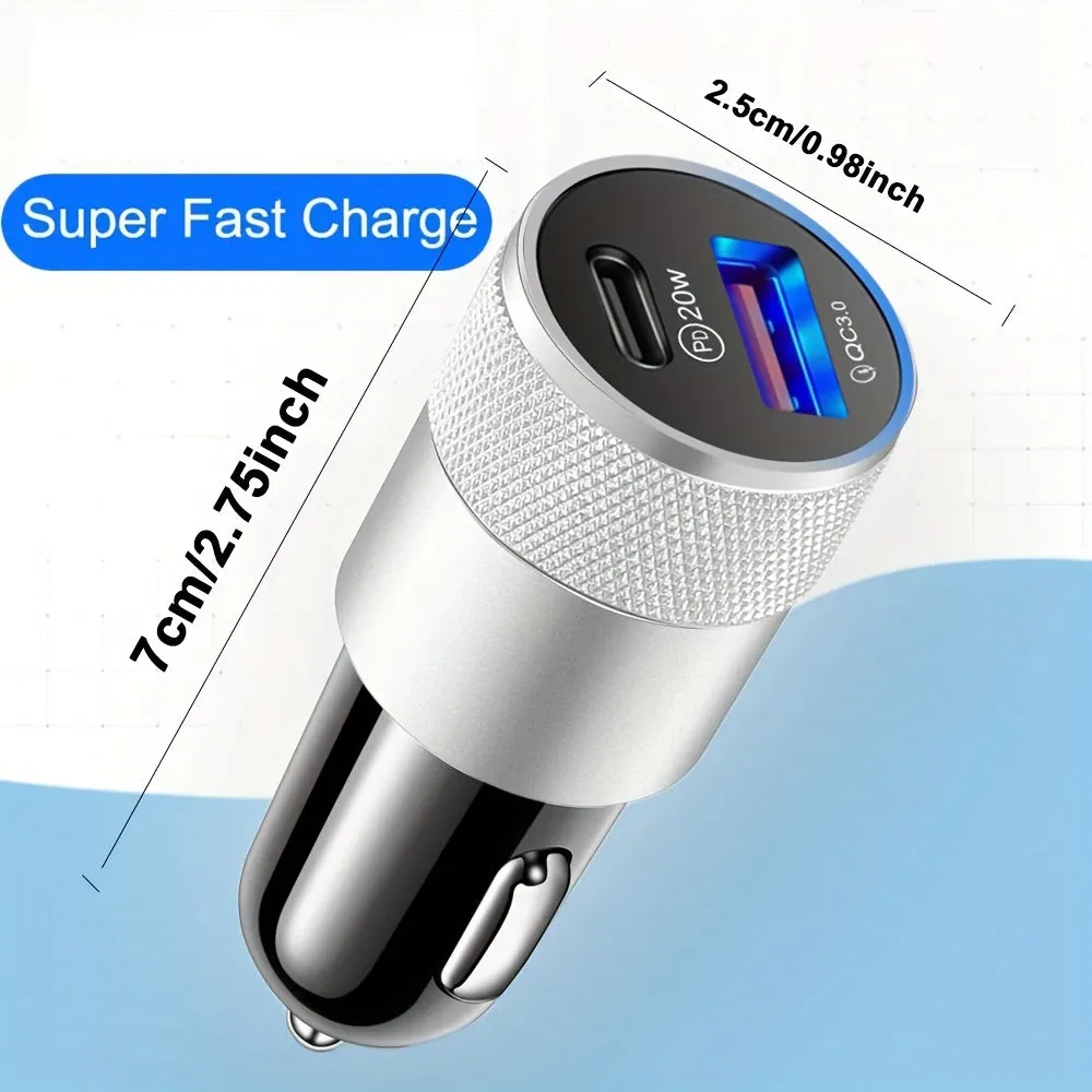 USB Car Charger For iPhone & Android  3.1 A Fast Car Charger