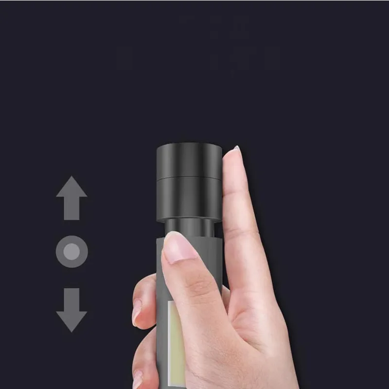 Usb Charging Long Life Battery Flashlight With Power Bank