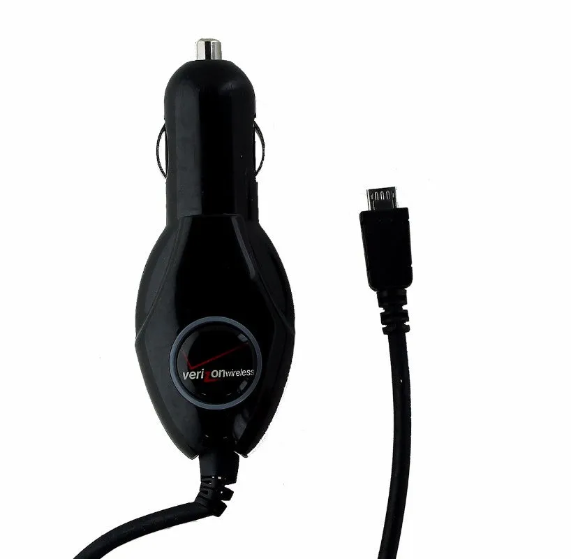 Verizon Car Charger with Micro-USB Charger - Black (MICUSBVPC)