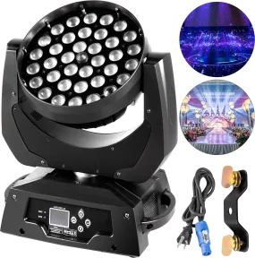 Vevor RGBW Stage Light 4-in-1 LED Zoom Moving Head 10W New