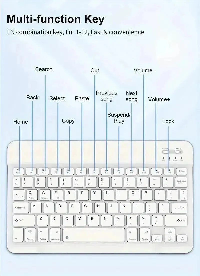 WhisperGlide Pro Wireless Keyboard & Mouse Combo