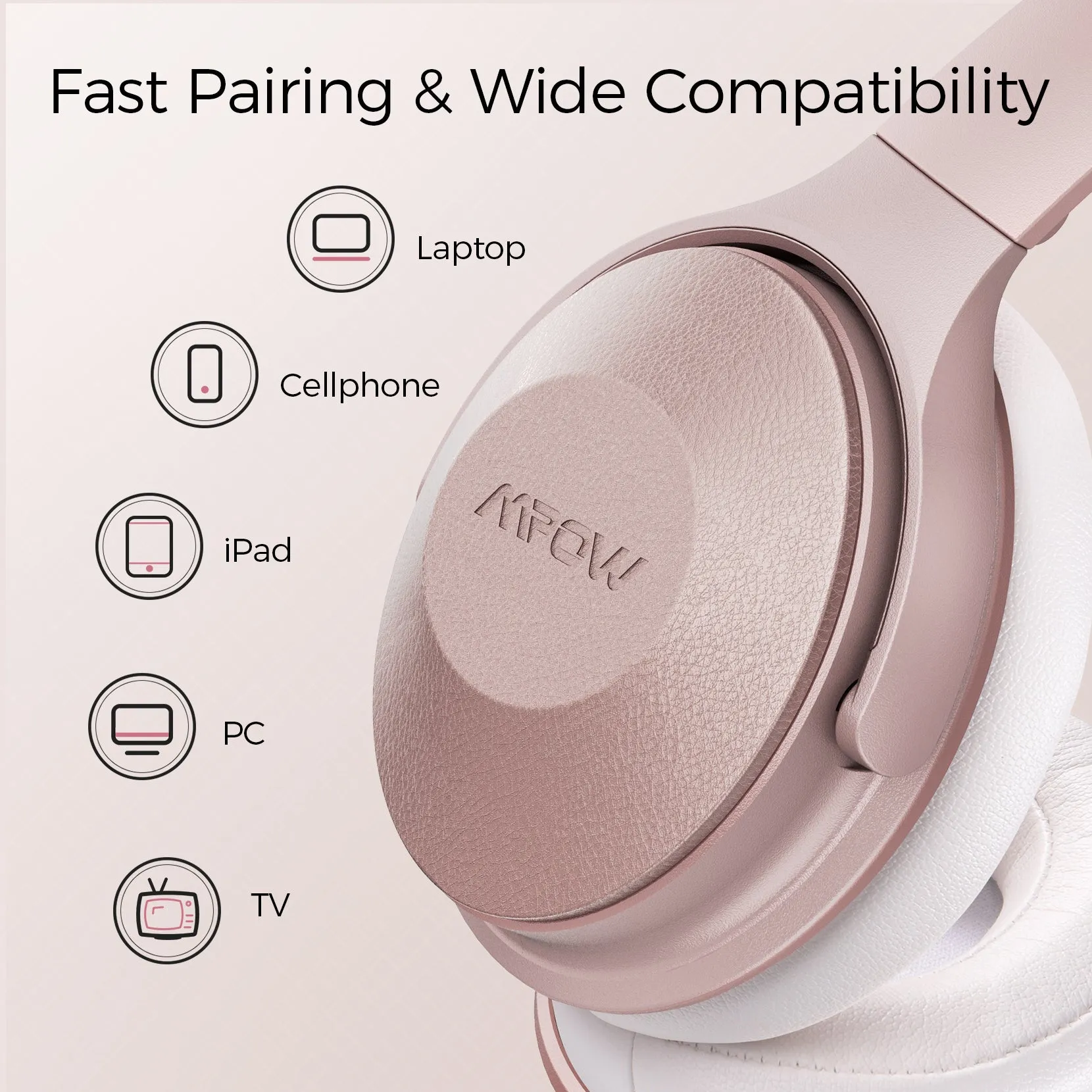 [wholesale: $24.7-28.5 /piece] Mpow H17 Active Noise Cancelling Headphones