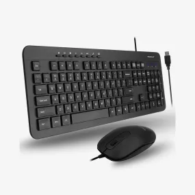 Wired Computer Keyboard and Mouse for Windows PC