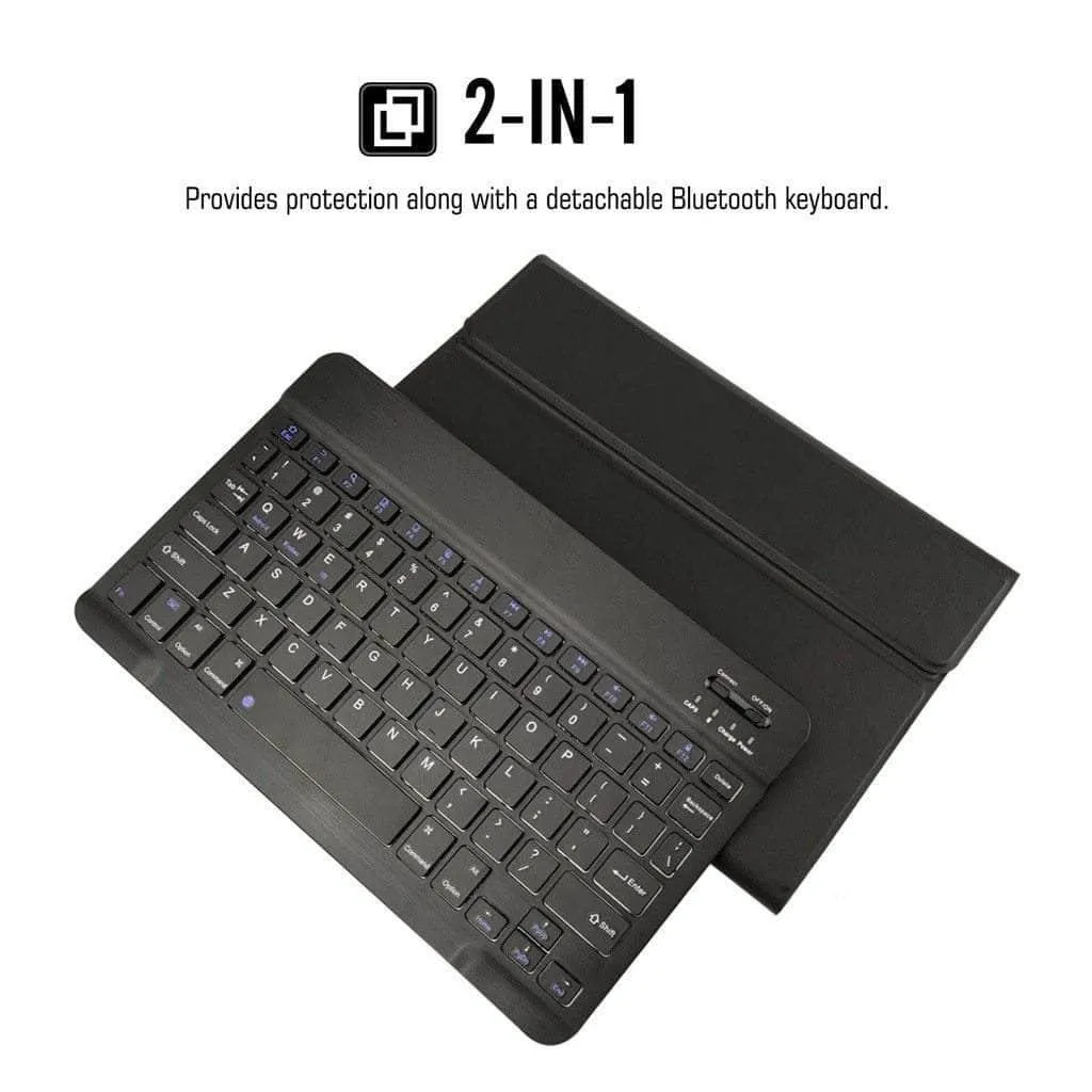 Wireless Bluetooth Keyboard Case Galaxy Tab S6 2019 T865 T860 Smart Case Pencil Holder