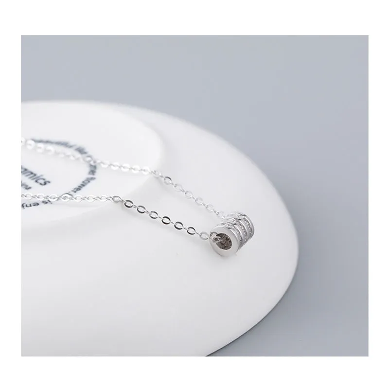 Women's Small Waist Necklace S925 Sterling Silver Fashion Pendant