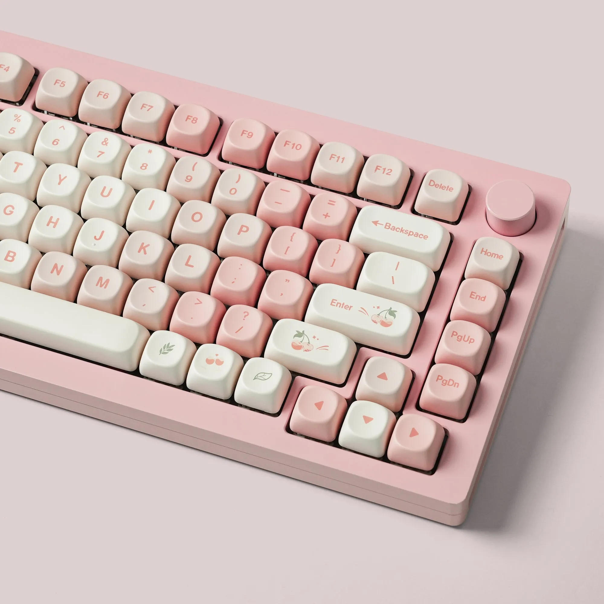 Womier Cherry Pudding 143-Key MOA Profile Dye-Sub PBT Keycap Set