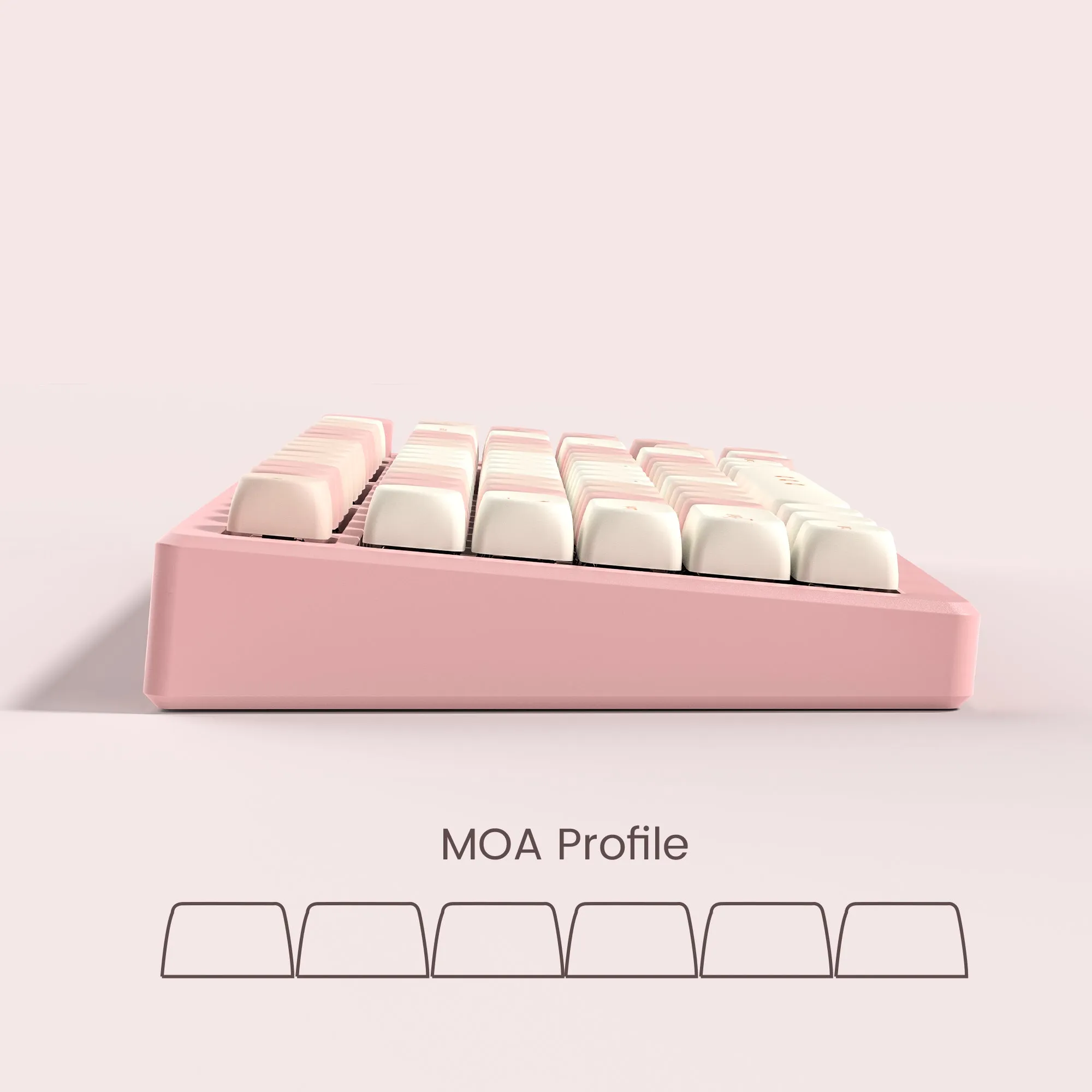 Womier Cherry Pudding 143-Key MOA Profile Dye-Sub PBT Keycap Set