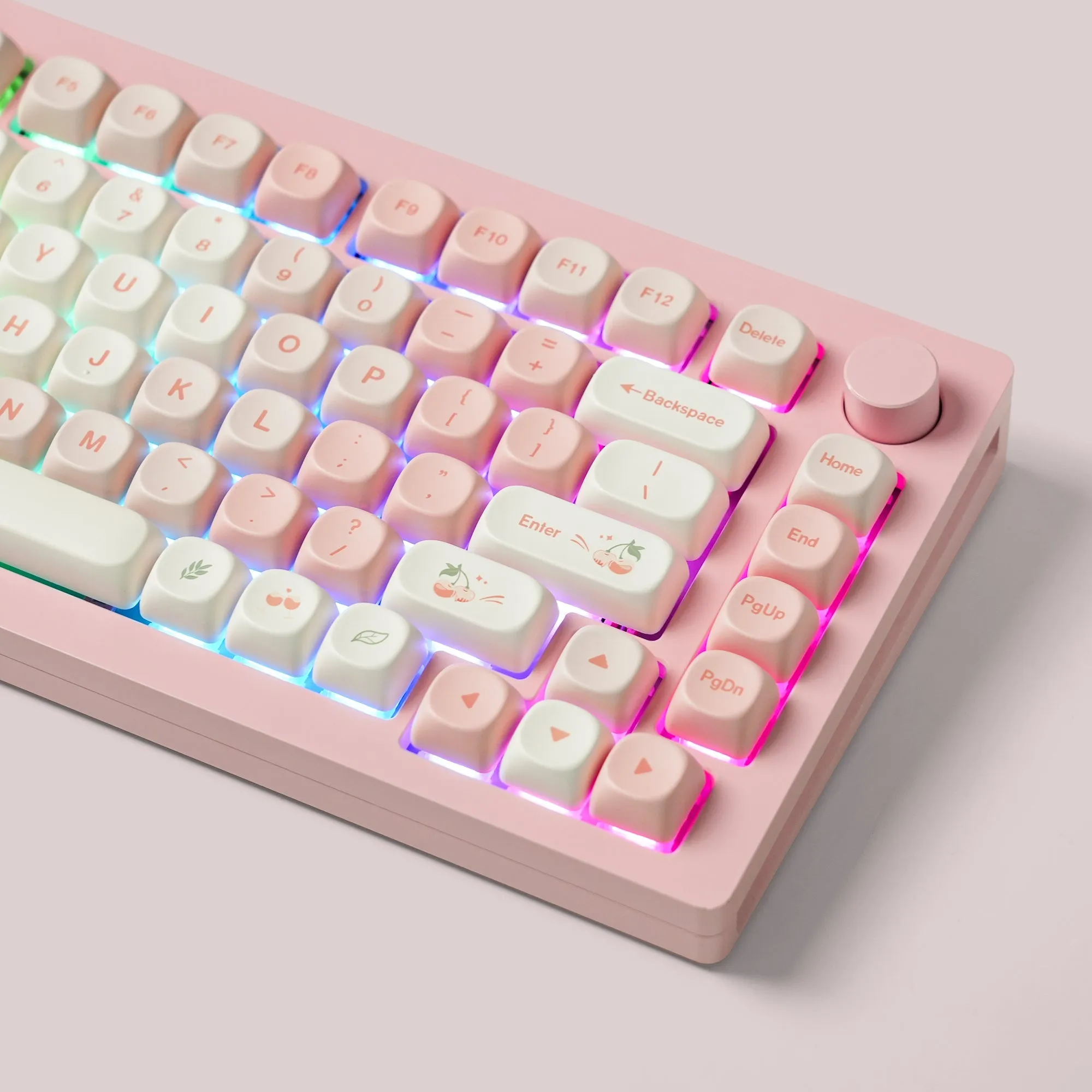 Womier Cherry Pudding 143-Key MOA Profile Dye-Sub PBT Keycap Set