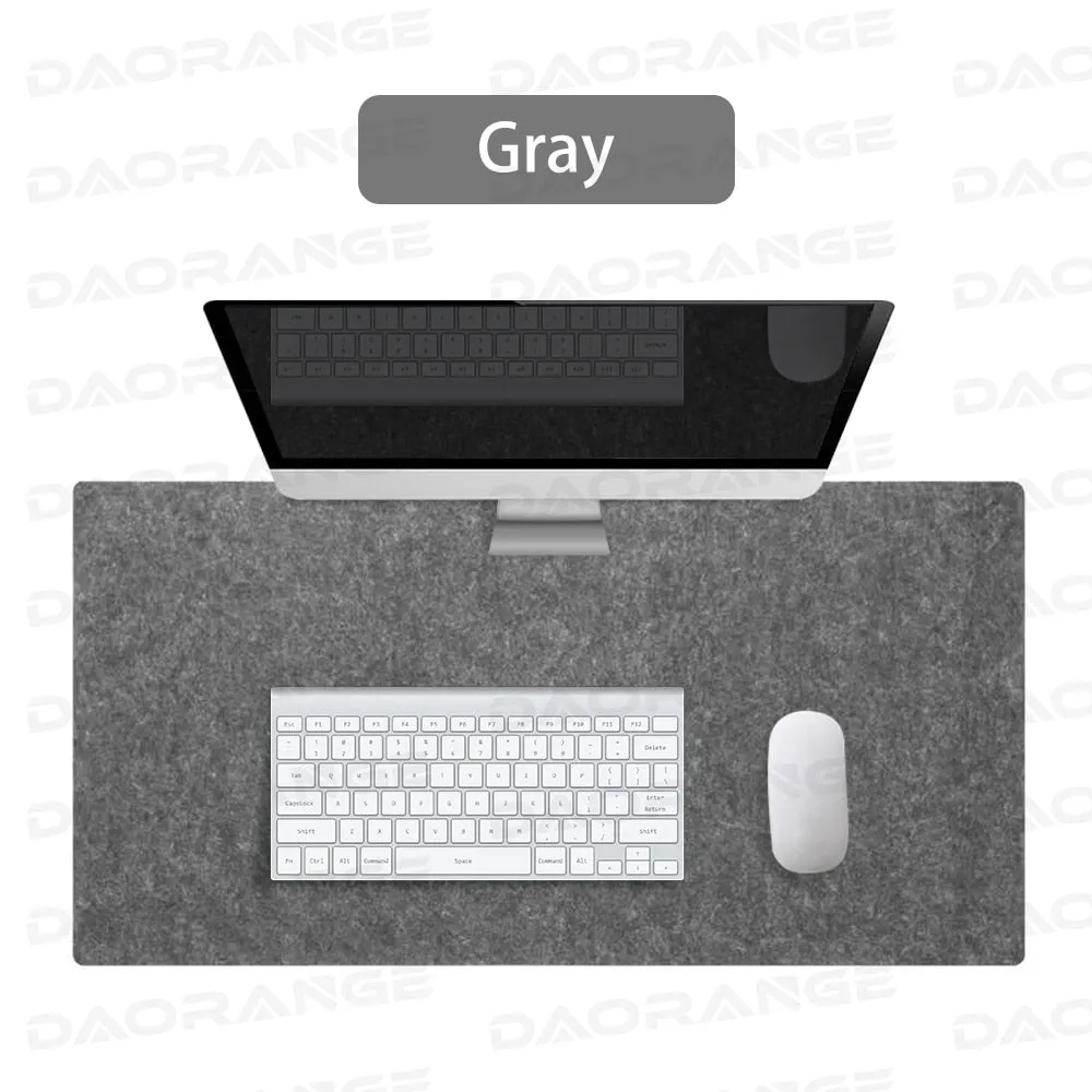 Wool Felt Mouse Pad Office Computer Desk Protector Mat