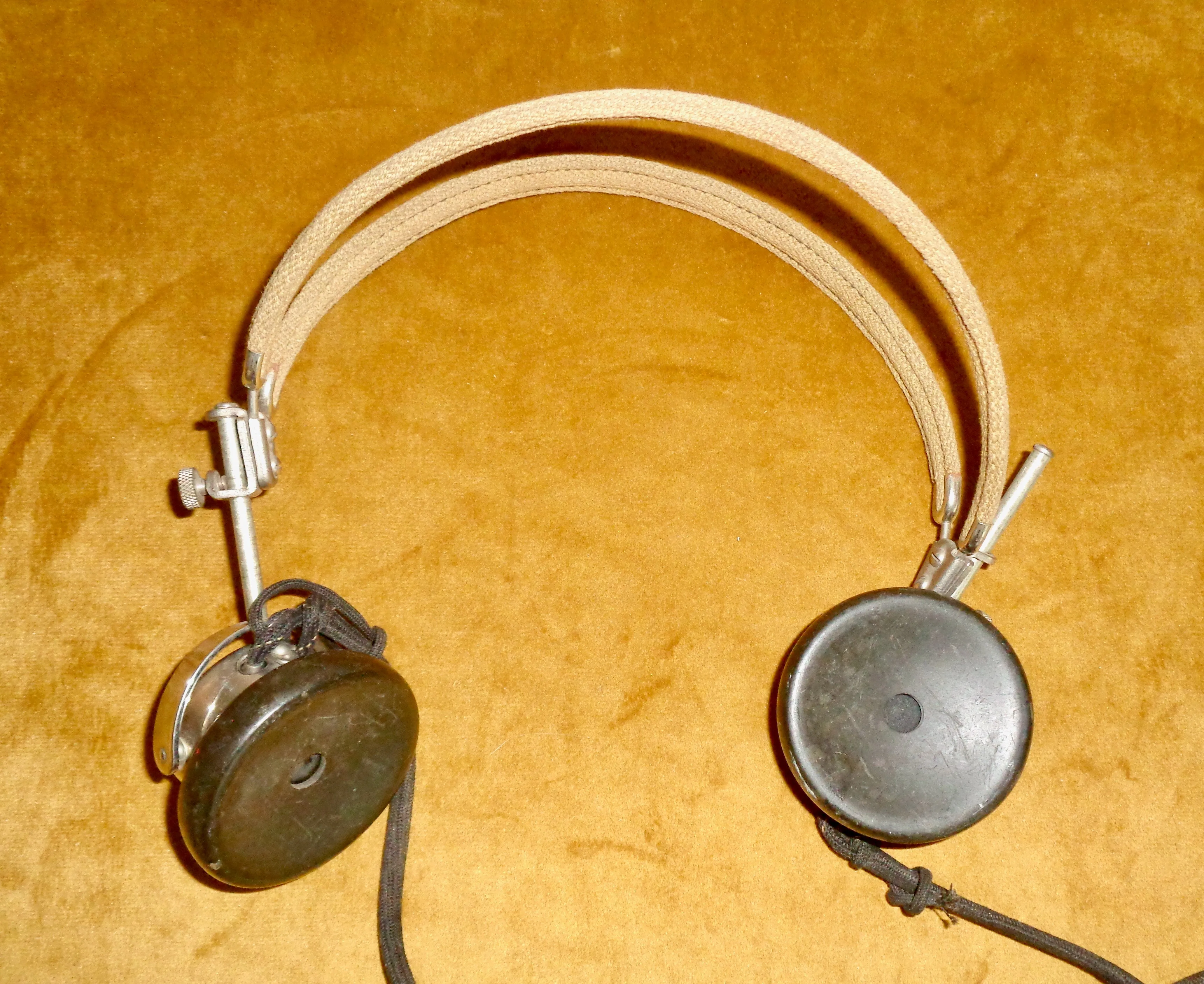 WW1 Western Electric 509W Headphones In Working Condition