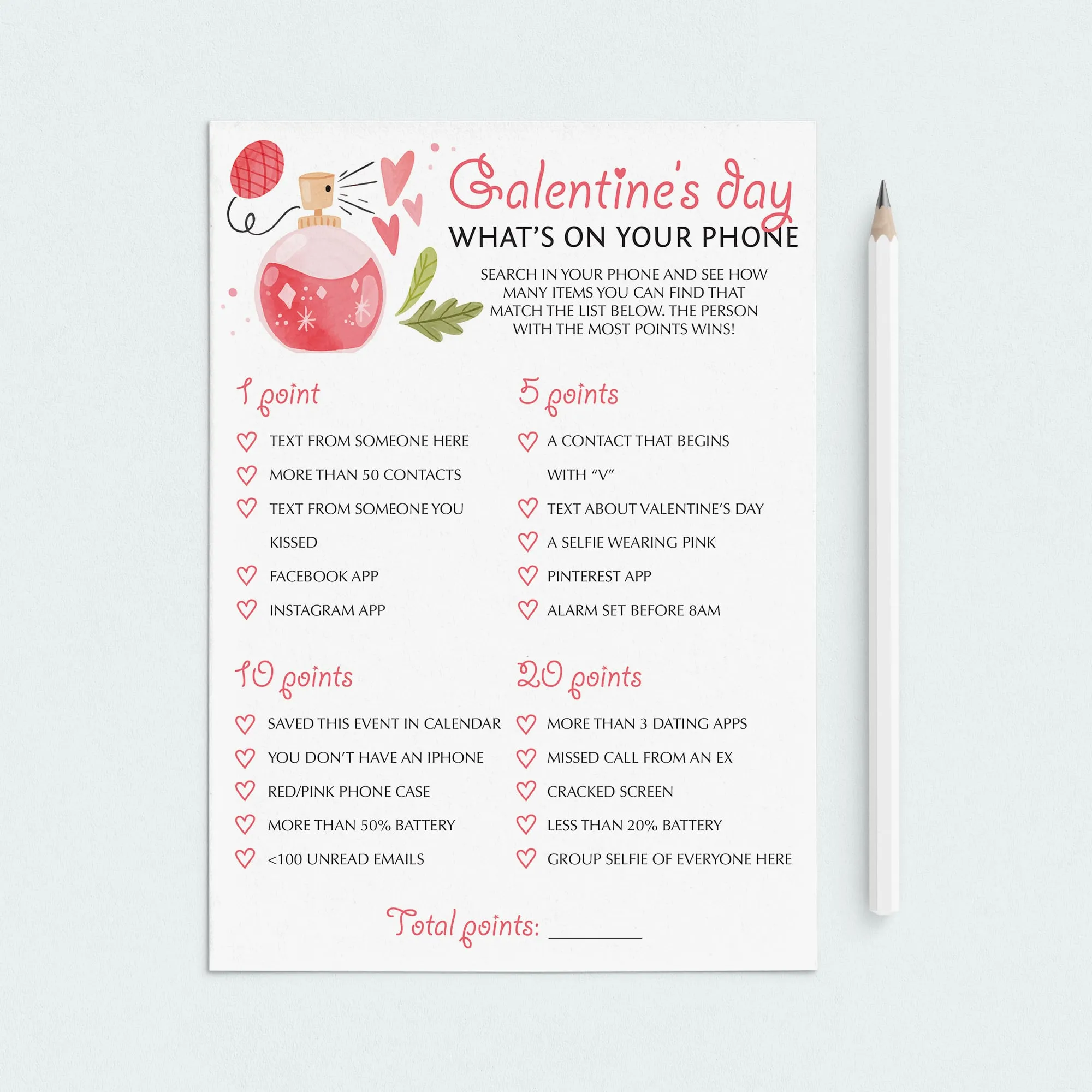 Zoom Galentines Day Party Game Whats On Your Phone