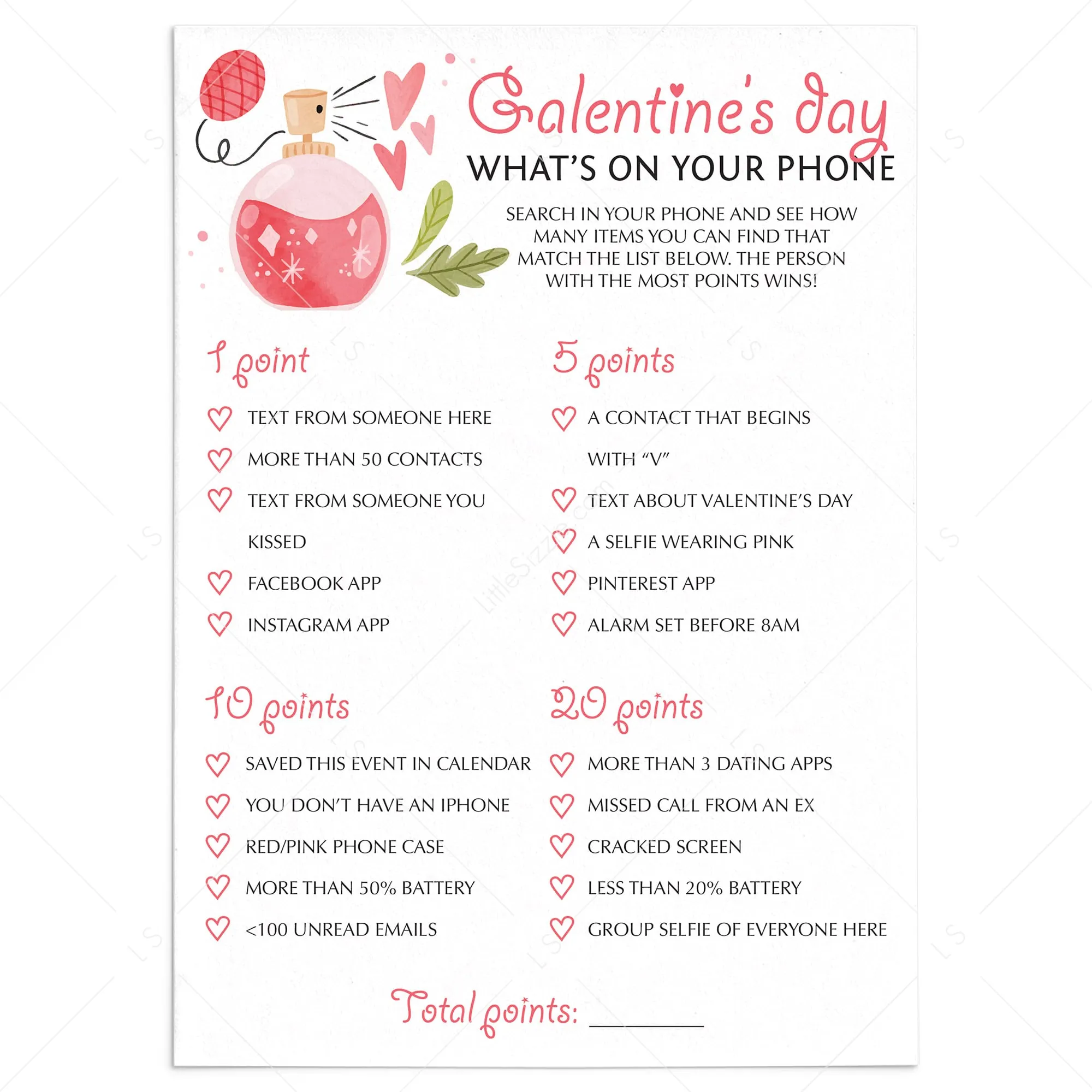 Zoom Galentines Day Party Game Whats On Your Phone