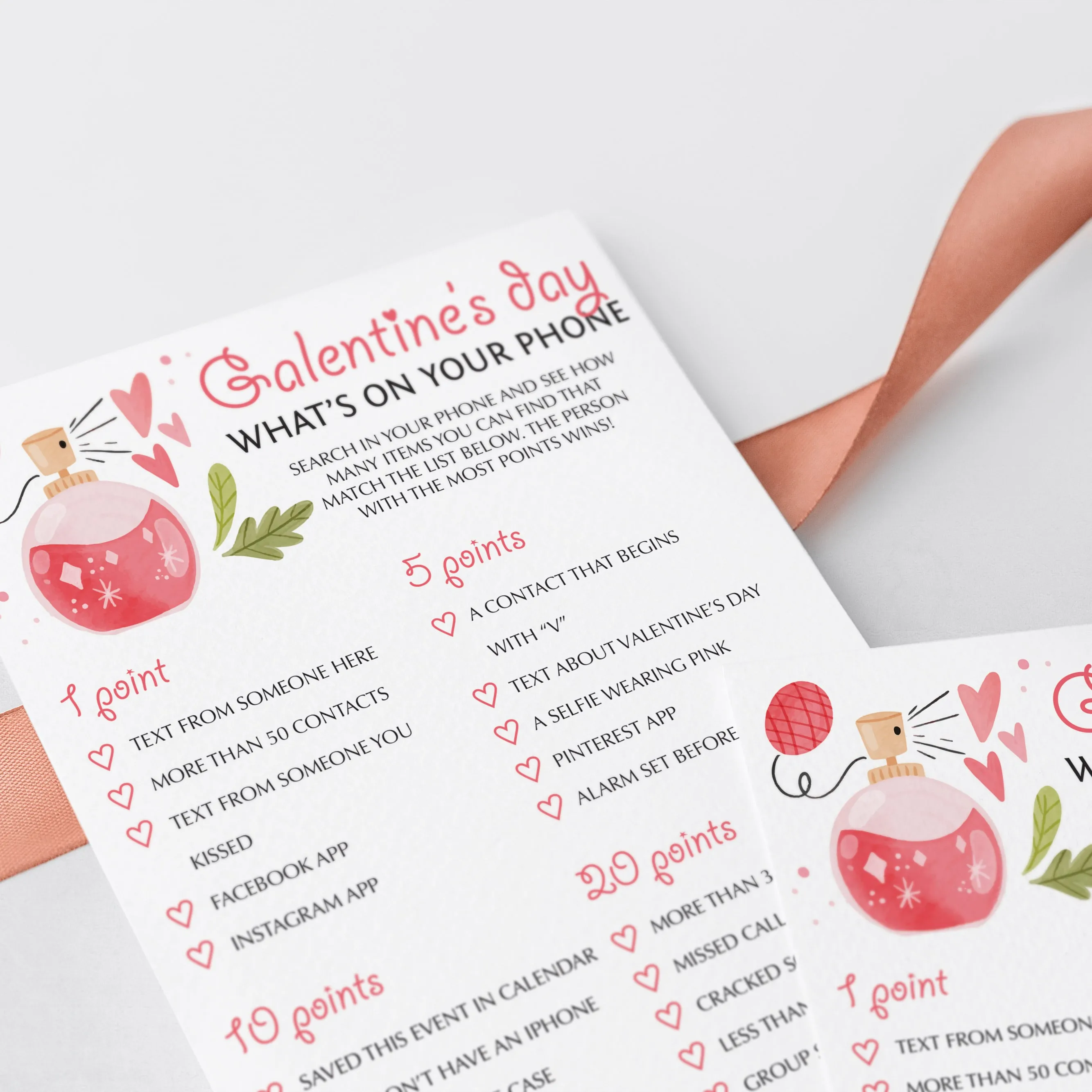 Zoom Galentines Day Party Game Whats On Your Phone